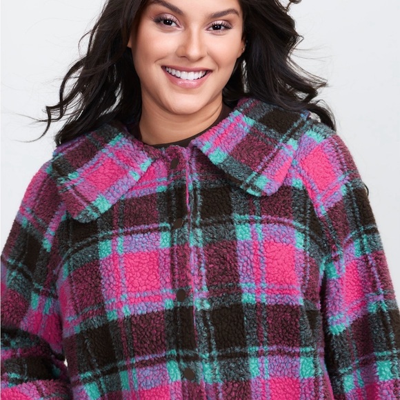 🌟BLOOMCHIC PLAID BOUCLE JACKET🌟 - Picture 4 of 13